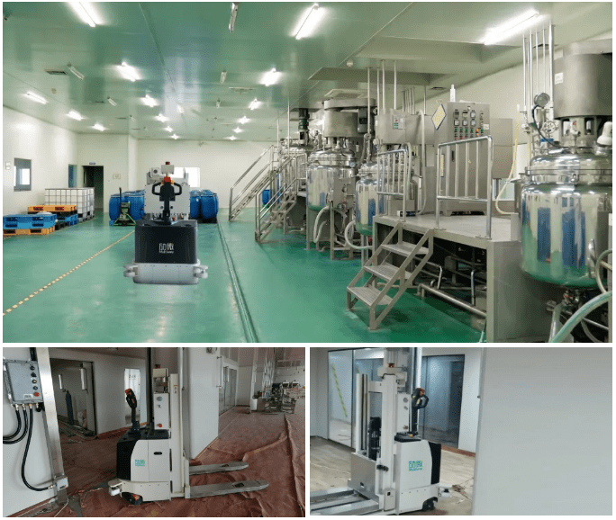 劢微机器人防爆型无人叉车 引领制药行业智能化升级